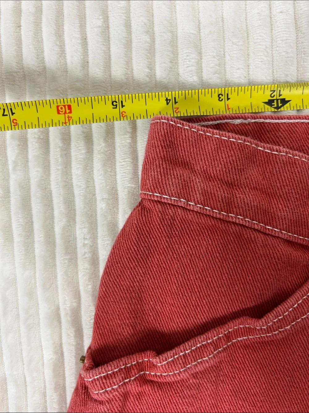 Lioness Miami Vice faded Red Cargo Carpenter Pants sz S - Picture 7 of 9
